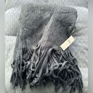 Super cozy gray Anthropologie scarf!